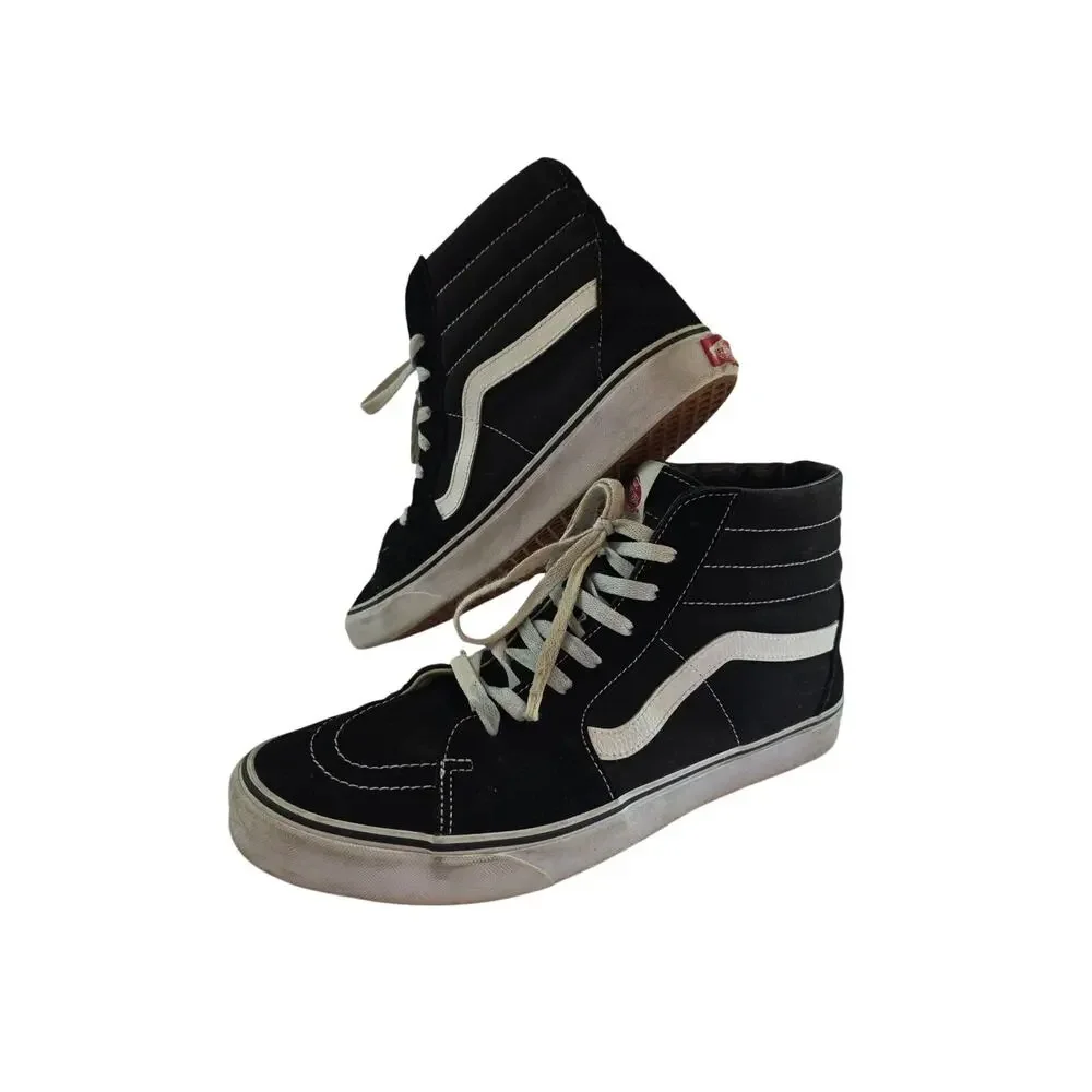 Vans Mens 13 Black Suede High Top Shoes